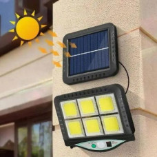 Фонарь уличный BK-128-6 COB Solar light подвесной с датчиком движения